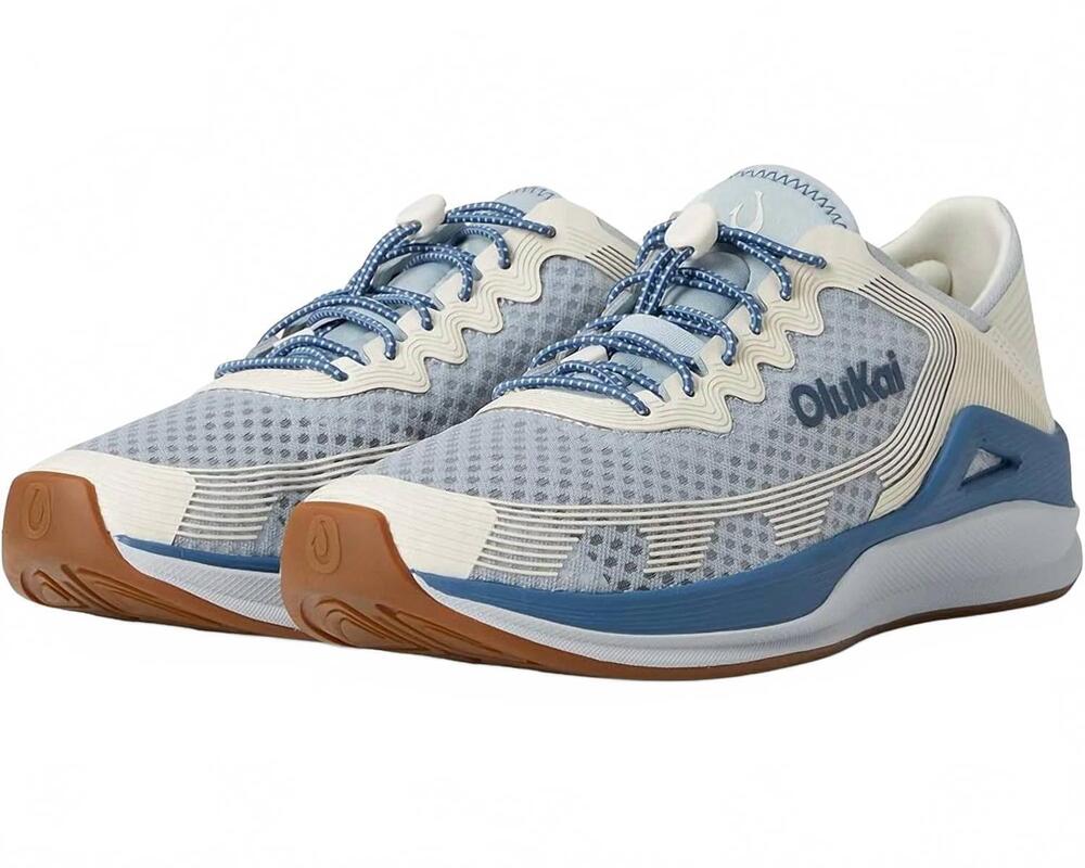 NEW OLUKAI women's 'anau sneaker in flower/blue pearl